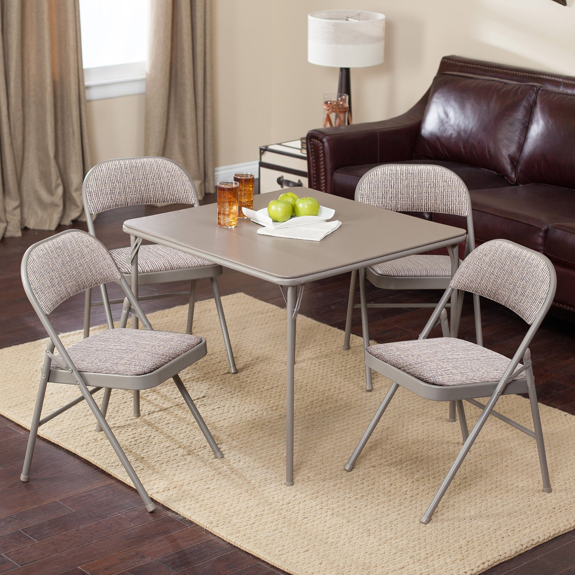 MECO Sudden Comfort Deluxe Metal Fabric Padded Folding Chair