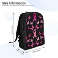 thumbnail image 4 of Fotbe Breast Cancer Travel Laptop Backpack, Business Slim Sturdy Laptops Backpack, Water Resistant College School Computer Bag Gift Fits 15.6 Inch Notebook, 4 of 8