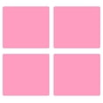 thumbnail image 1 of OUNONA 4Set Silicone Table Mats for Infant Non-fading Pink Washable Kitchen Tableware Use, 1 of 8