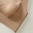 thumbnail image 4 of Curenmufel Running Sports Bras for Women Sports Bras for Women High Support Built-in Contour Cup Padded Wireless Training Narrow Racerback Bra (Coffee,L), 4 of 7
