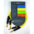 thumbnail image 2 of Cordial DJ Dual/Mono 1/4 TS to 1/4 TS 5' Cable - Neon Yellow - CEONCCU1.5PP-YE, 2 of 2