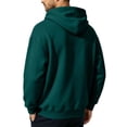 thumbnail image 4 of Mens Oversized Zip Up Hoodies Fleece Sweatshirts Long Sleeve Solid Jacket with Pockets, 4 of 7