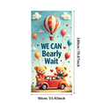 thumbnail image 3 of LUUFILx Teddy Bear We Can Bearly Wait Banner with Balloons Roses Baby Shower Backdrop Background Photography Props Party Supplies Decorations, 3 of 8