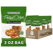 Pretzel Crisps Garlic Parmesan On-the-Go Bag, 3 Oz (Pack of 8)