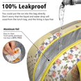 thumbnail image 5 of Womens Pioneer Flower Floral Print Pattern Lunch Box for Work,Insulated Lunch Bag for Women,Loncheras Para Mujer,Leakproof Adult Lunch Bag for Work,Beach,Travel,Picnic,Camping, 5 of 7