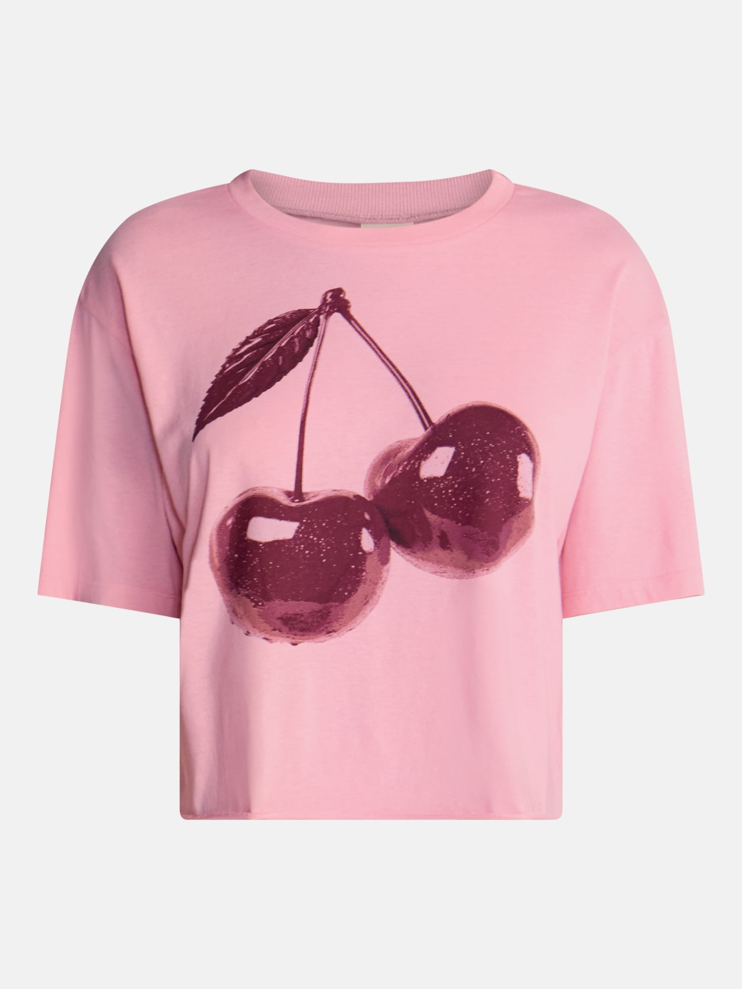 No Boundaries Boxy Cropped Graphic Tee, Women's XXS-XXL