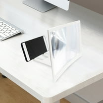 ROSENICE Mobile Projector Screen 1Pcs with High-definition Clarity in White 12 Inch