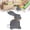 D, variant on Flocked Bunny Easter Decor Bulk with Bow Large 4.72"x5.51" Bunny Decor Spring Home Tables Centrepieces for Easter Decoration