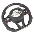 thumbnail image 3 of Car Dry Carbon Steering Wheel, Handmade Workmanship Automobile Steering Wheel  For Car, 3 of 8