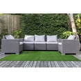 thumbnail image 5 of Garland Rug Artificial Grass Green Indoor/Outdoor Area Rug, 4' x 6', 5 of 7