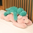 thumbnail image 2 of Super Soft Dinosaur Pillows Dolls Animals Pig Bear Husky Dog Plush Pillow Cartoon Bed Sofa Cushion Kids Toys Cute Xmas Giftpig55cm Deng Xun unisex, 2 of 2