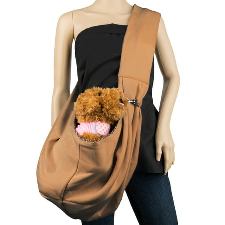 Pet Sling Carrier Bag for Small Pet Dog and Cat  Soft Comfortable Single Shoulder Travel Bag for Pets