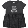 thumbnail image 3 of Inktastic Gigi and Papa Love Me Girls Baby Dress, 3 of 5