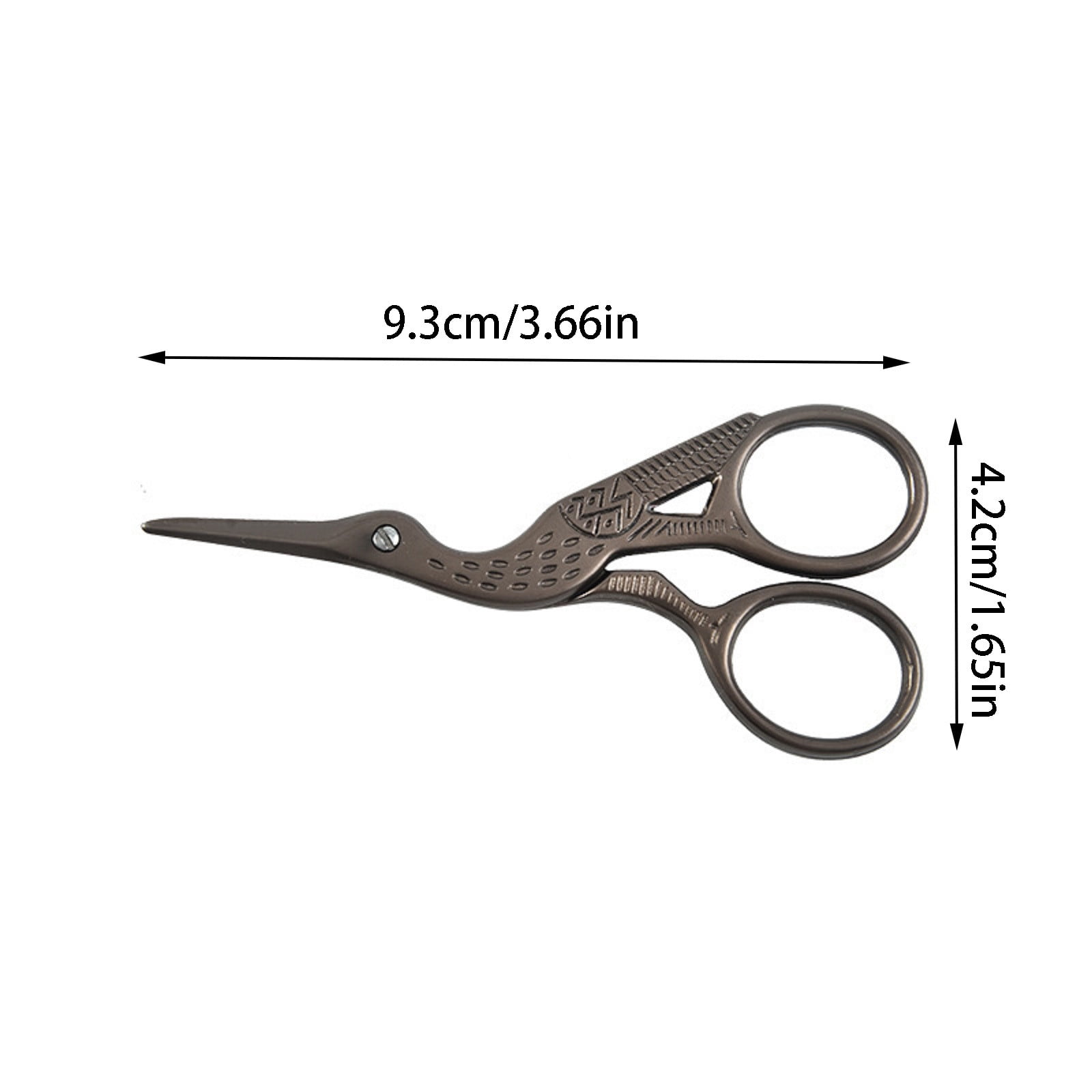 Kuluzego Type Retro Scissors Beauty Scissors Retro Small Scissors All Steel Scissors