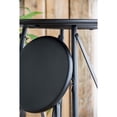 thumbnail image 4 of 32.3" Tall Black Iron Decor Set - Stowable for Storage - Home Gathering Spaces - Add Elegance to Home, 4 of 7