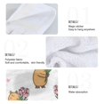 thumbnail image 4 of Haosy 2 Pack Kitchen Wash Cloths with Hanging Loops Absorbent Absorbent Quick Drying Hand Towels, Capybara Tulip Love Heart, 4 of 7