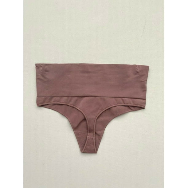 Spanx SS0815 Everyday Shaping Panties Thong Plum Petal ( XS )