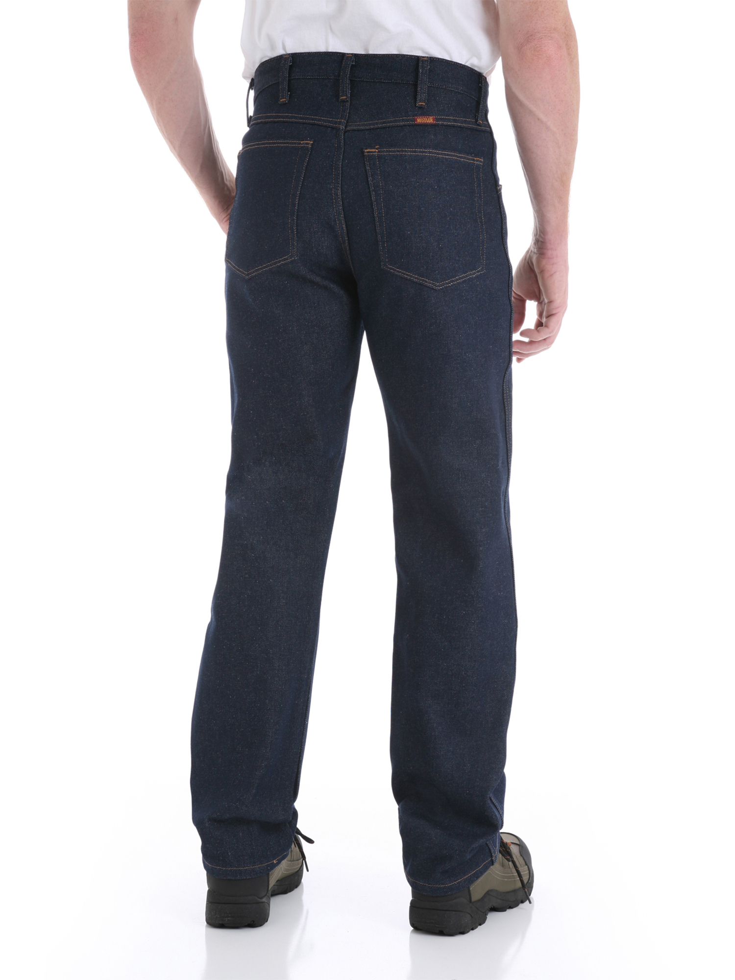 Rustler Men's Regular Fit Bootcut Jeans, Dark Wash photo 2