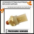 thumbnail image 3 of Riwesomey Sensor de presión Aleación de aluminio Diseño simple Dispositivo de detección de rendimiento estable Suministros para motores Maquinaria de Vehículos, repuestos y accesorios Mis Riwesomey VI016459-00, 3 of 6