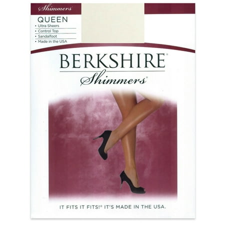 

Berkshire Womens Queen Shimmers Control Top Pantyhose Style-4412