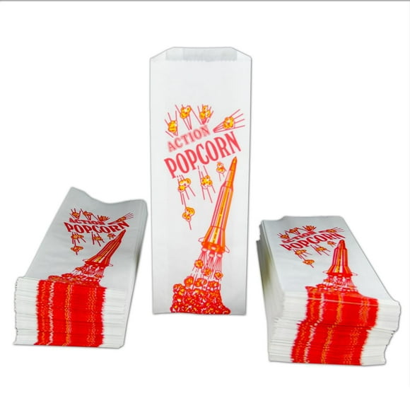 Sac à Popcorn en papier d'une capacité de 2 oz - 200 pcs