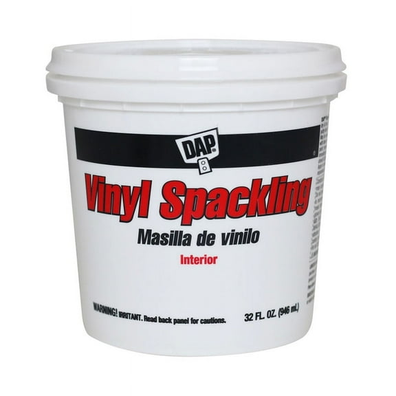 Dap 7079812132 Vinyl Spackling Paste, Qt. - Quantity 1
