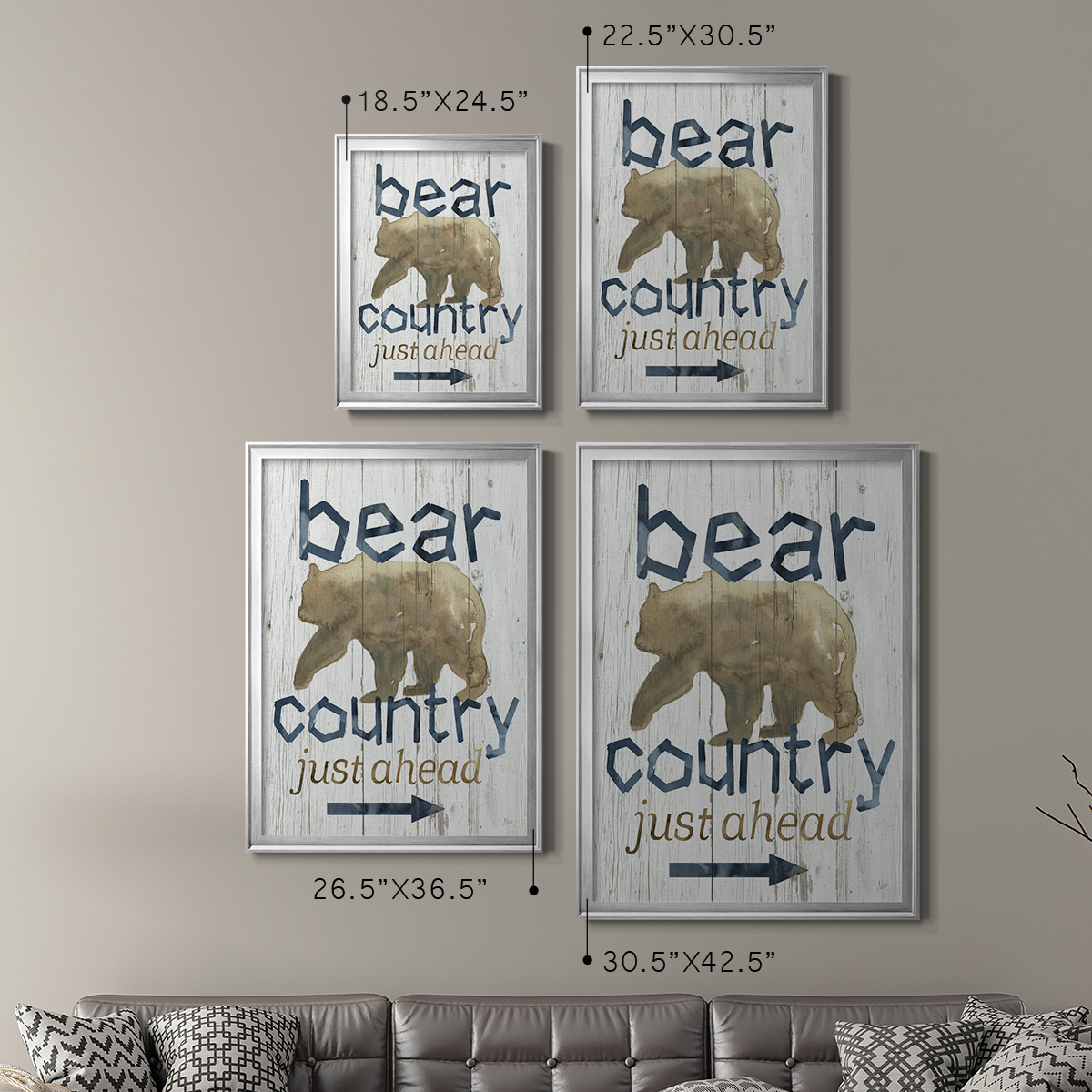 Bear Country Premium Classic Framed Print - Ready to Hang