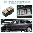 thumbnail image 2 of Interruptor de ventana eléctrica delantero izquierdo Interruptor de control de ventana compatible con Buick Rendezvous 2002-2007 No.5475735 - Paquete de 1, 2 of 7