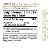 Solgar Potassium Gluconate 100 Tablet
