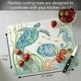 thumbnail image 5 of Cut N' Funnel "Sea Life" 1 Pack Designer Flexible Plastic Cutting Board Mat 15" by 11.5", 5 of 8