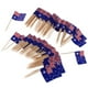 thumbnail image 5 of 100 palillos de cóctel, banderines de papel, decoración multinacional para hornear Australia, 5 of 6