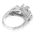 thumbnail image 2 of Luxurman Ladies 14K Unique Vintage Natural 3.4 Ctw Diamond Engagement Ring (White Gold Size 4.5), 2 of 3