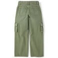 thumbnail image 3 of The Children's Place Girls Baggy Fit Garment Dyed Cargo Jeans, Sizes 4-16, 3 of 3