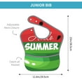 thumbnail image 4 of Kdxio Watermelon Hello Summer Bibs For Babies, Baby Bibs for Eating, Toddler Bibs, Waterproof Bibs, Feeding Bibs, for Toddlers, Boys, Girls, 4 of 8