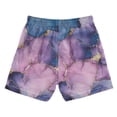 thumbnail image 7 of FORMRS Boys Swim Trunks Quick Dry Mesh Liner Boardshorts Sizes XS-XL, Watercolor Pink Marble Pattern, 7 of 7