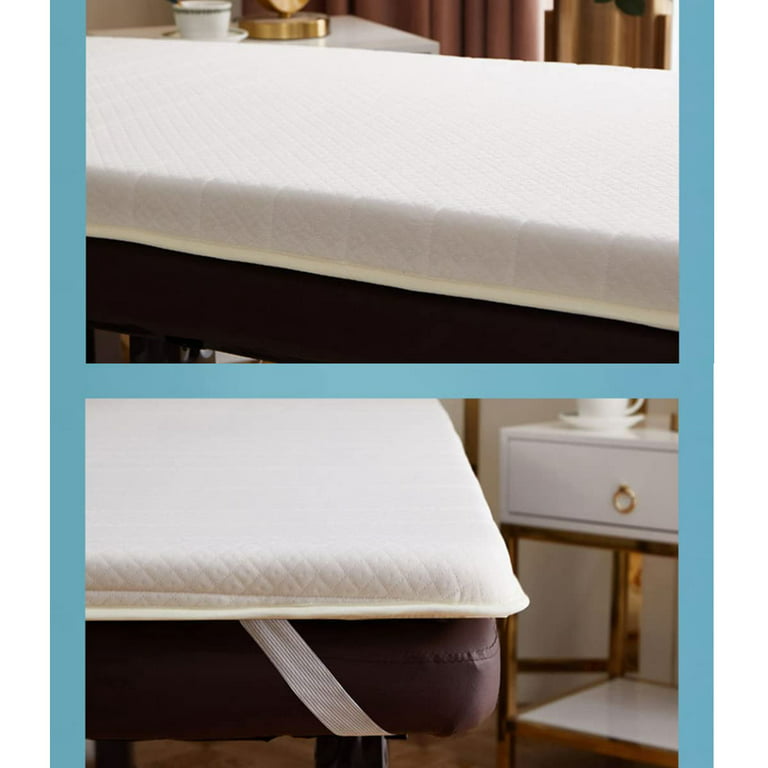 Square/Round/Trapezoidal Head Beauty Salon Bed Mattress,Massage Table  Memory Foam Topper with Breath Hole,Non-Slip Lash Bed Cushion,Massage