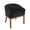 Beige, variant on IVV Accent Barrel Chair, Modern Upholstered Linen Armchair with Solid Wood Legs, Cozy Leisure Chair for Living Room, Bedroom, Reading Nook (Black)