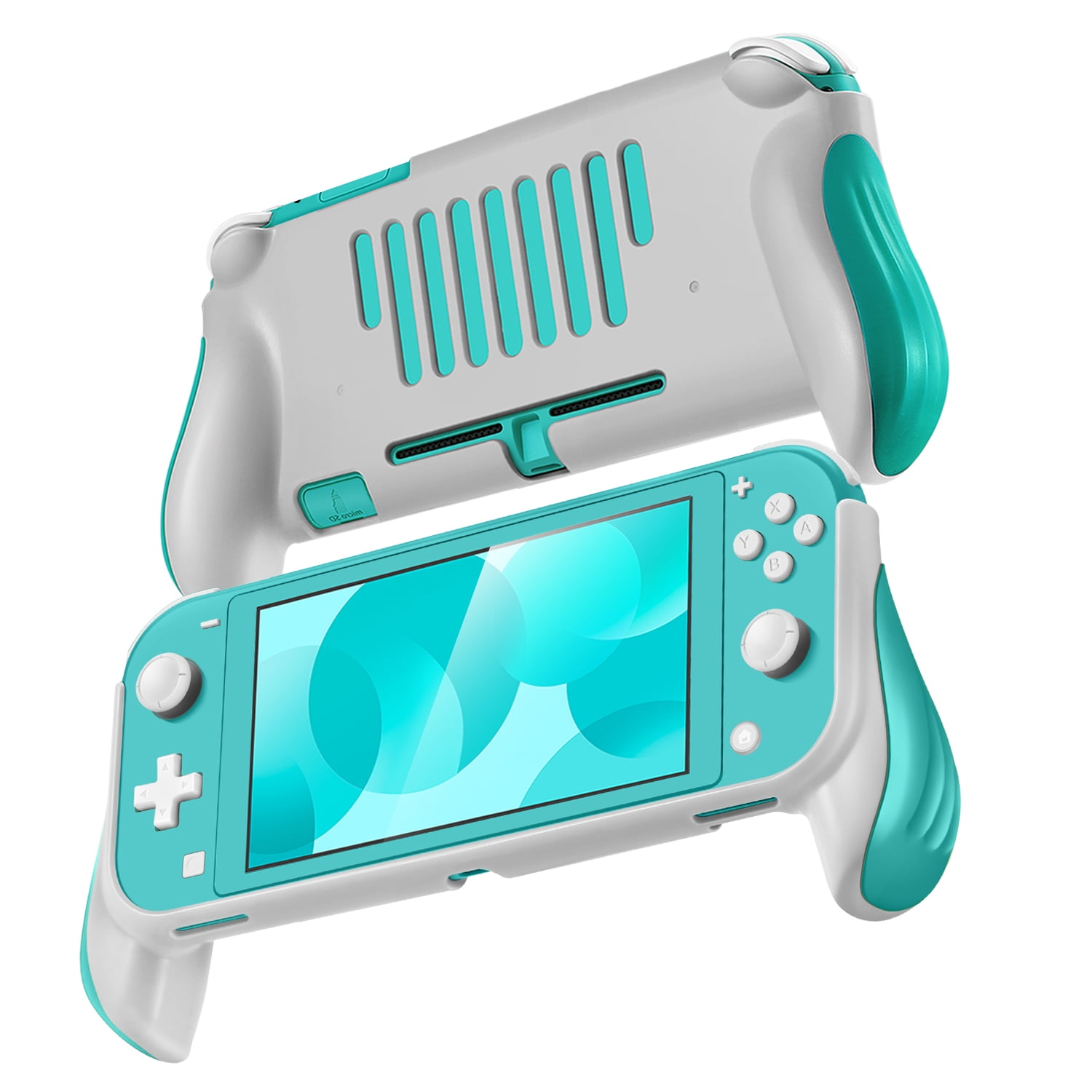 Pro Grip Case for Nintendo Switch Lite Protective Shell Cover (Blue) Comfort Enhance Ergonomic Grips, Lightweight, Slim, Scratch & Shock Protector Nintendo Switch Lite Walmart.com