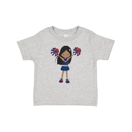 

Inktastic African American Girl Cheerleaders Blue Uniform Girls Baby T-Shirt