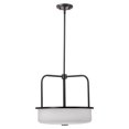 thumbnail image 3 of Nuvo Lighting Warren 17 Inch Pendant Gun Metal with Satin White Glass - Gun Metal, 3 of 5