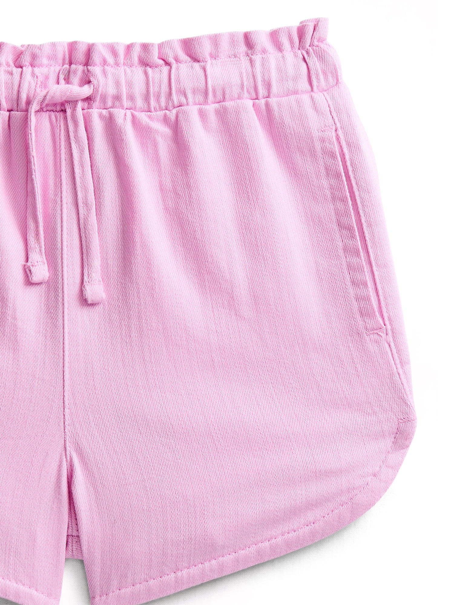 Wonder Nation Toddler Girls Soft Knit Pull On Shorts, Sizes 18M-5T