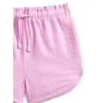 thumbnail image 3 of Wonder Nation Toddler Girls Soft Knit Pull On Shorts, Sizes 18M-5T, 3 of 3