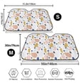 thumbnail image 3 of Fotbe Geometric Spots Car Windshield Sunshade | Sun Visor Protector Front Window Shade, Keeps Out UV Rays, Keeps Your Vehicle Cool-, 3 of 7