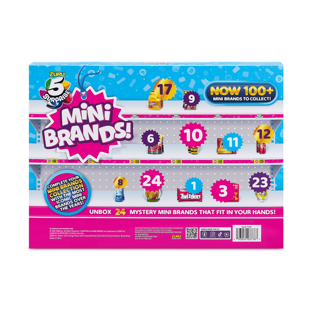5-surprise-mini-brands-series-4-limited-edition-advent-calendar-with-6-exclusive-minis-by-zuru-walmart-com