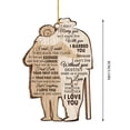 thumbnail image 3 of MOUDUO Home Ornament Valentine's Day Ornament Single Sided Wooden Holiday Ornament Home Decor, 3 of 4
