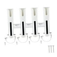 thumbnail image 3 of GARENDE Fishing Rod Holder Heavy Duty 4 Tubes Organizer Links for Truck Garage Canoe white, 3 of 9