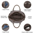 thumbnail image 5 of S-ZONE Duffle Bag for Travel Canvas Duffel Bag Carry on Weekender Bag for Men, 5 of 6