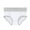 White, variant on XMMSWDLA Women's Underwear Cotton High Waisted Full Coverage Briefs Soft Breathable Panties Pink 2XL Bikini Thongs