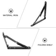 thumbnail image 3 of 2 Pcs Metal Storage Shelves Simple Support Shelf Folding Hinge Bracket Wall Mounted Table Bracket, 3 of 3