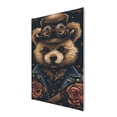 thumbnail image 2 of 8x12 inch Canvas Frameless Painting Rose Punk Bear,Man Cave,Yard,Children'S Room,Lounge Decor Paintings Art Prints,Garden,Florists Wall Decoration Poster Canvas,Charm Gifts For Punk Lovers, 2 of 6